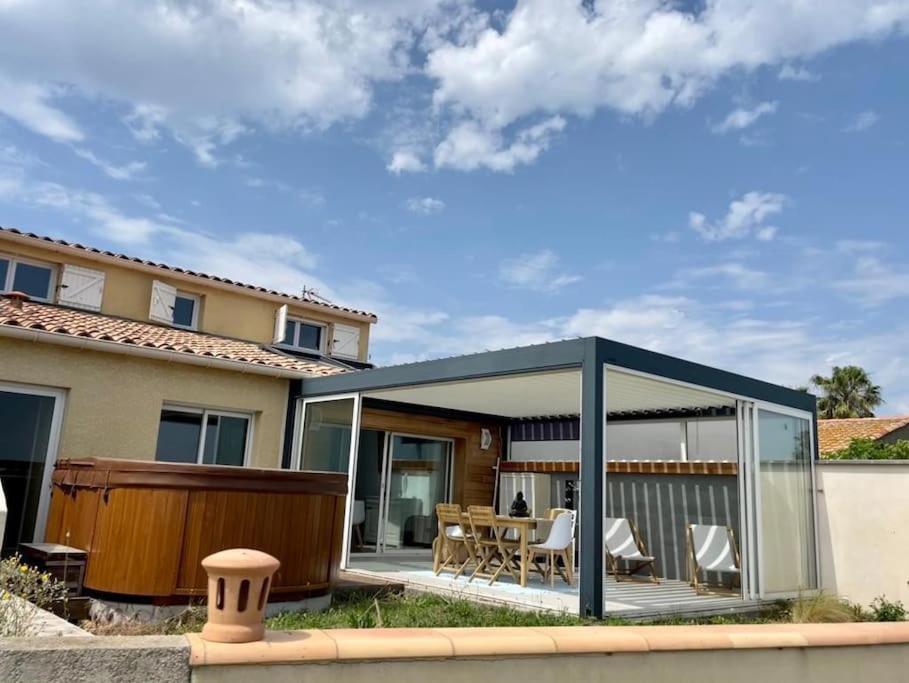 Villa Avec Spa & Vue Panomarique Sur L'Etang Perols Luaran gambar